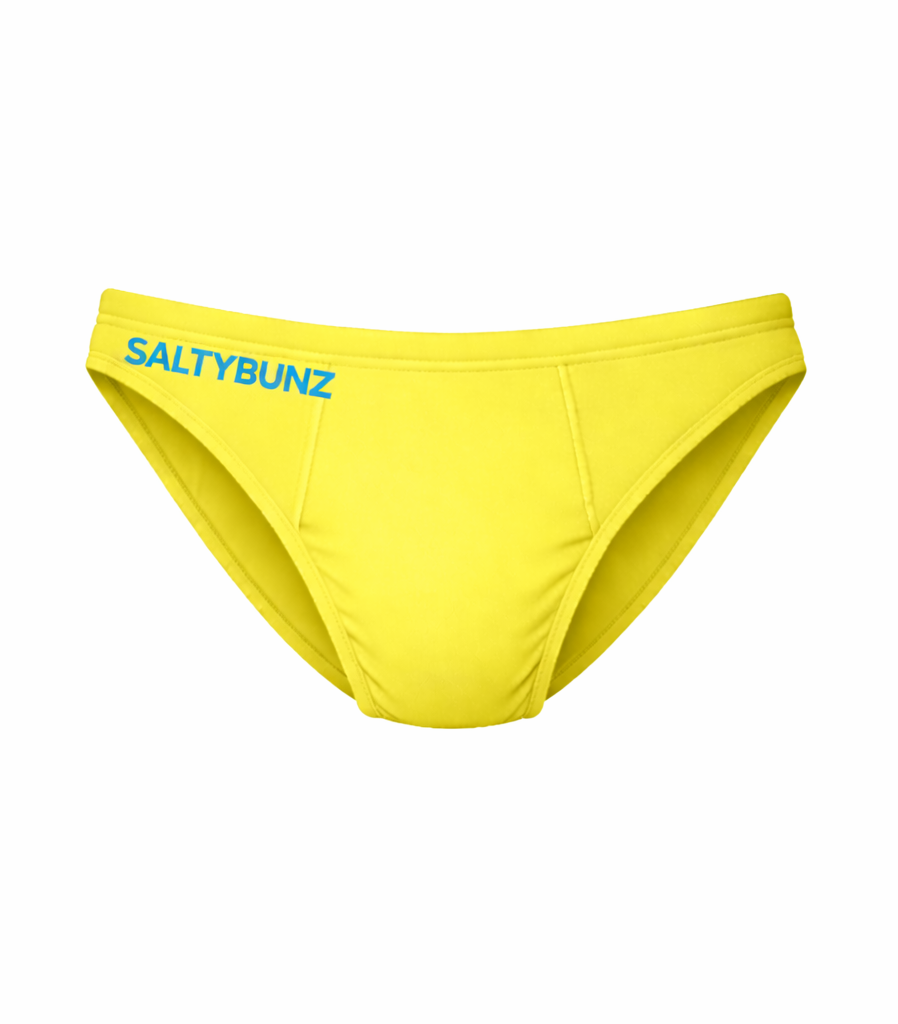 Core Bikini Swim Brief ~ Citrus Current