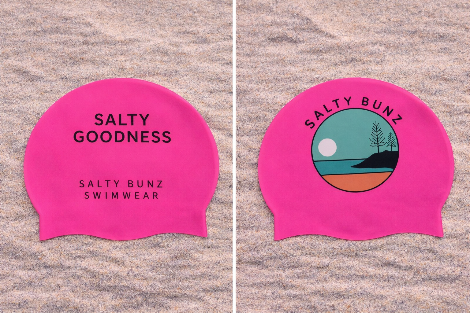 Salty Goodness ~ Silicone Swim Cap