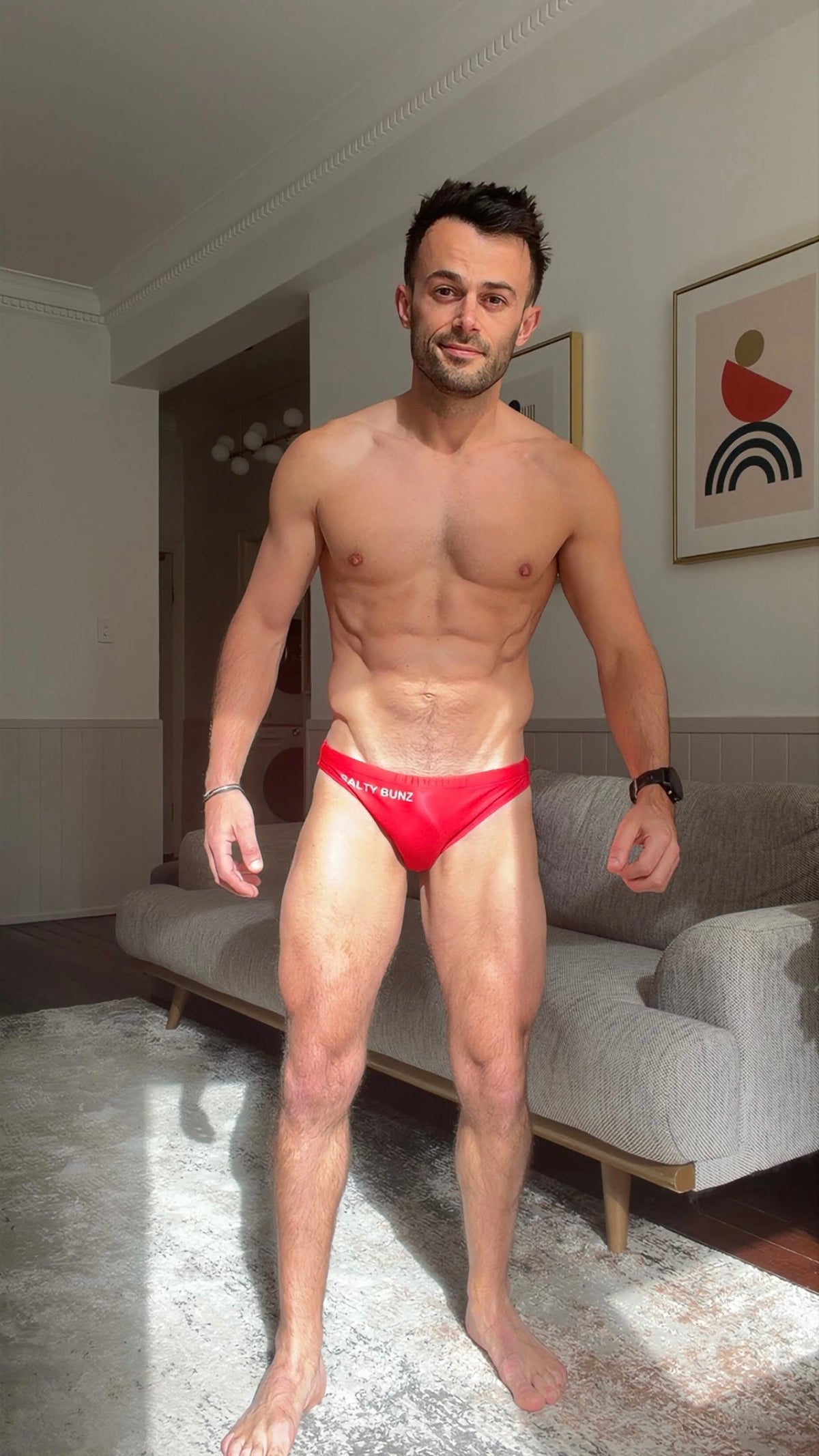 Core Bikini Swim Brief ~ Crimson Tide