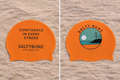 Confidence in Every Stroke ~ Orange ~ Silicone Swim Cap