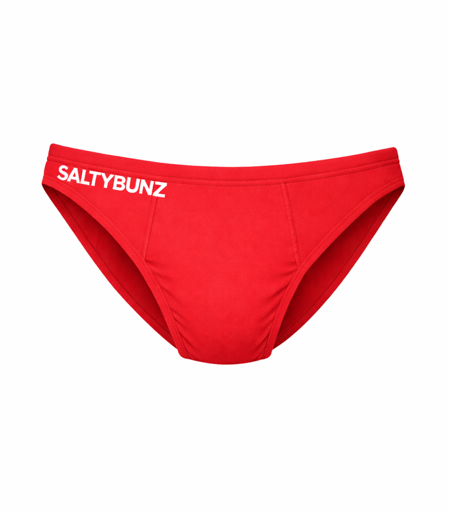 Core Bikini Swim Brief ~ Crimson Tide