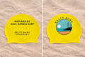 Inspired by Salt, Sand & Surf ~ Yellow ~ Silicone Swim Cap