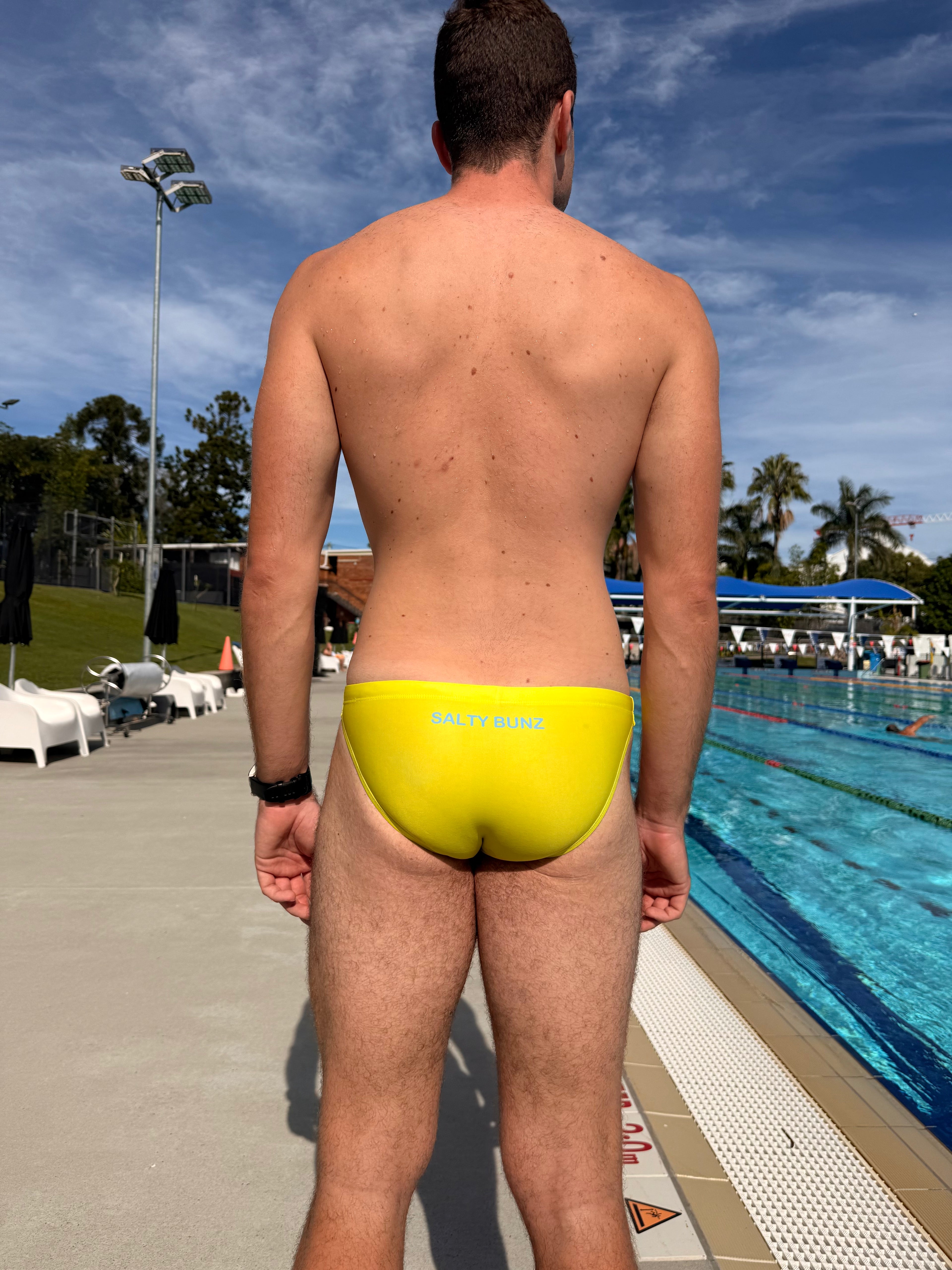 Core Bikini Swim Brief ~ Citrus Current