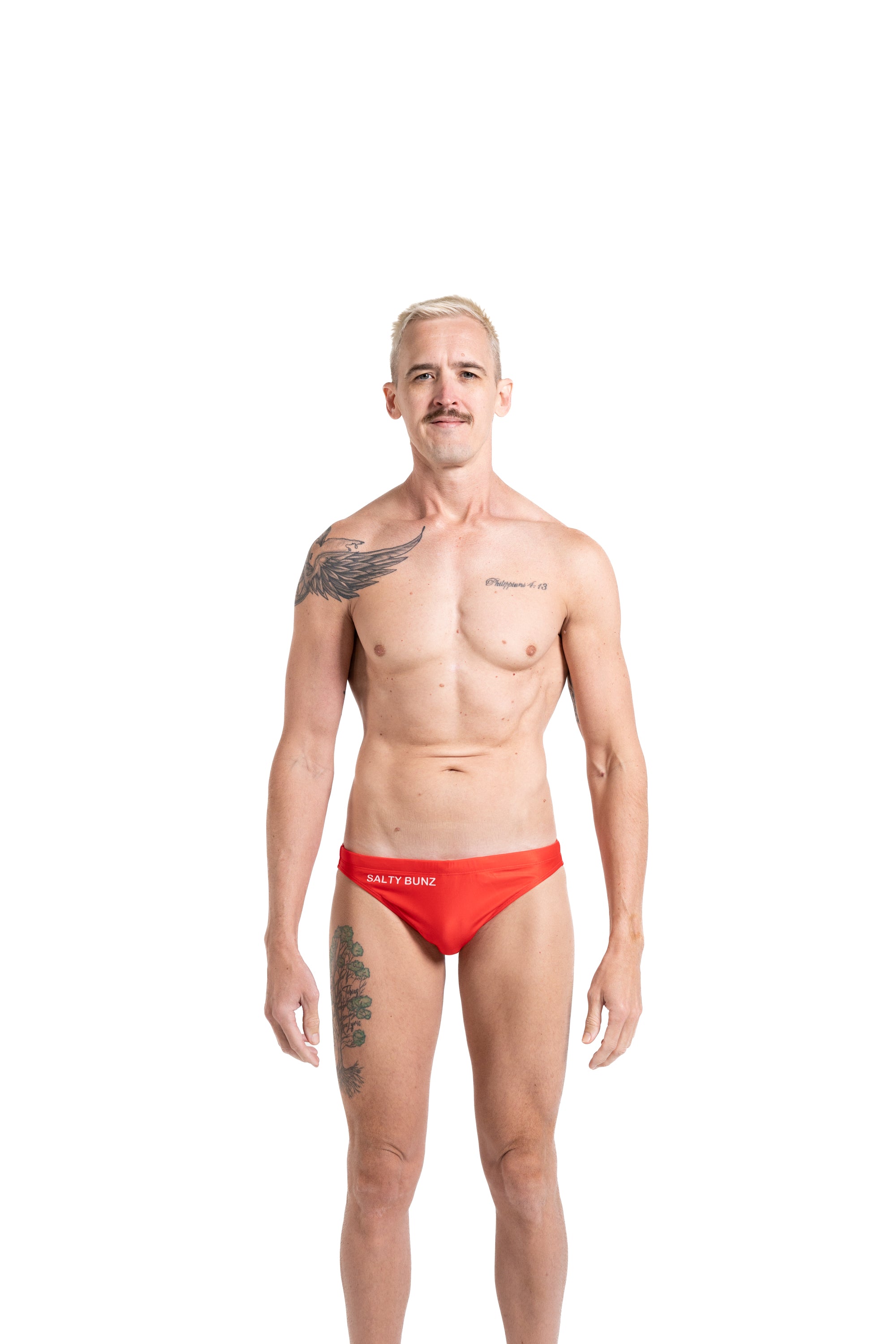 Crimson Tide Bikini Swim Brief | Salty Bunz Swimwear – SALTY BUNZ