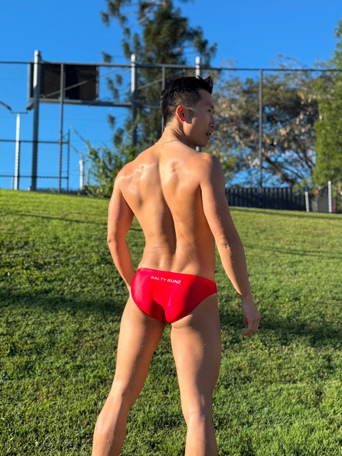 Core Bikini Swim Brief ~ Crimson Tide