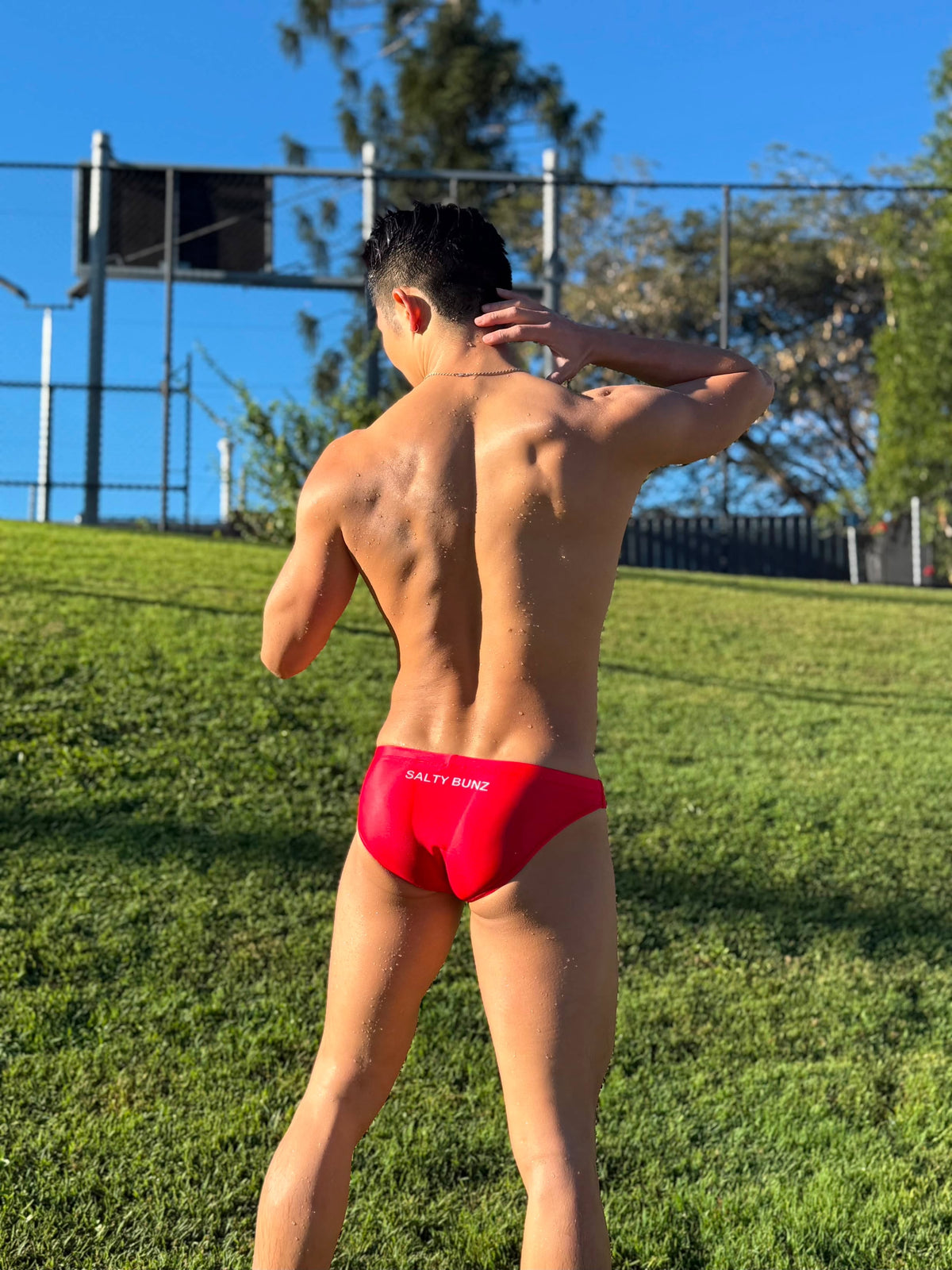 Core Bikini Swim Brief ~ Crimson Tide
